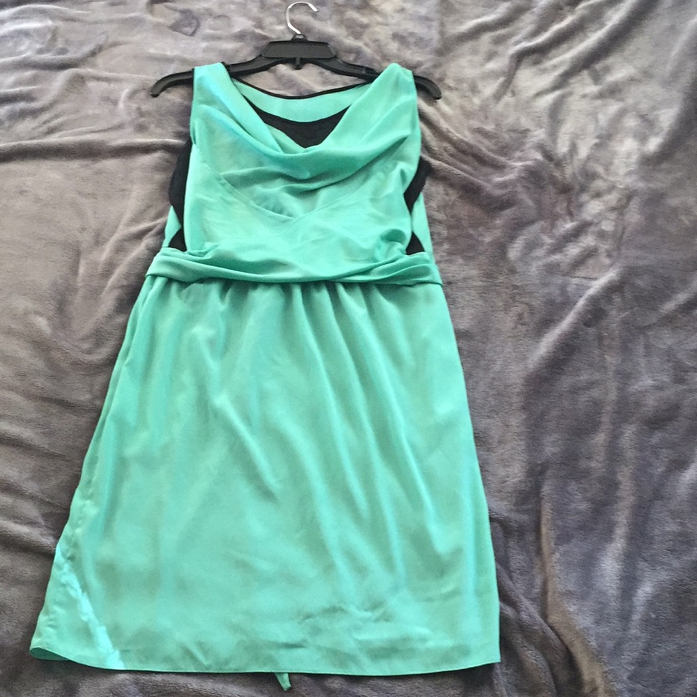 Kenneth Cole Satin Wrap Dress XS